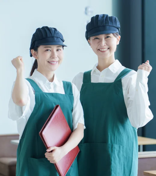 接客・調理スタッフのイメージ